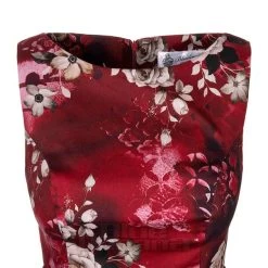 Bleeding Heart Floral Dress (Red/Beige) -Unique Clothing&Accessories 4f259e7eedd7dad025461237d502