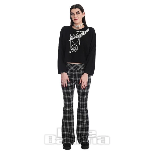 Banned Night Whisperer Pentagram Jumper (Black) 4 Banned Night Whisperer Pentagram Jumper (Black) - Image 2