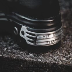 New Rock M.474-S1 Reactor Boots (Black) -Unique Clothing&Accessories 4f8c9376fa7b42edccbe3c584720 newrock reactor boot branding 3