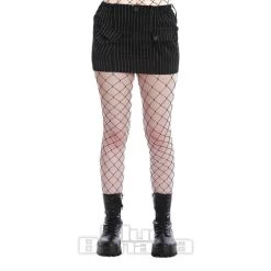 Banned Eudora Pin Stripe Skirt (Black) -Unique Clothing&Accessories 5038d0130efee2a558b04657b627
