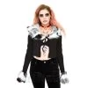 Jawbreaker Cropped Fur Trim Cardigan (Black) -Unique Clothing&Accessories 5217a77e7d01546931cae2228aab 150623
