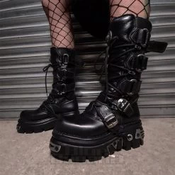New Rock M.474-S1 Reactor Boots (Black) -Unique Clothing&Accessories 5265 m 474 s1 f