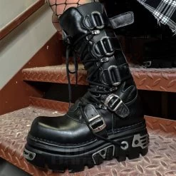 New Rock M.474-S1 Reactor Boots (Black) -Unique Clothing&Accessories 5265 m 474 s1 g