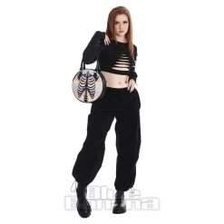 Banned Corduroy Trousers (Black) -Unique Clothing&Accessories 52b20c0fcdd8b31e54571818928d