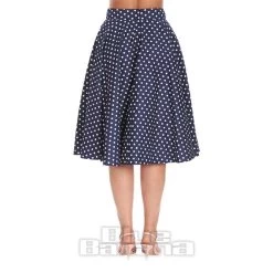 Banned Polka Dot Swing Skirt (Navy) -Unique Clothing&Accessories 53a402fc3121eb468928b4f1a2fe 151981 b