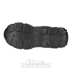 KOI FOOTWEAR Koi Ricta Flip Chunky Sole Trainers (Black/White) -Unique Clothing&Accessories 547623b24fb852be34c33220f528