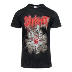 Official Slipknot Shattered T Shirt (Black)