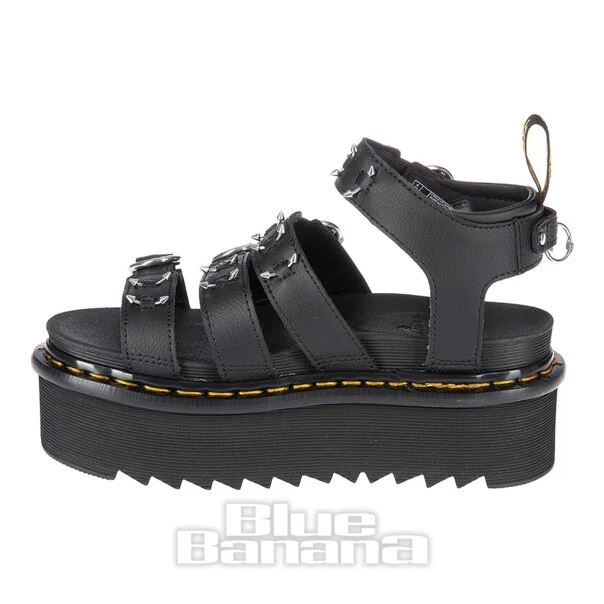 Dr. Martens Dr Martens Blaire Quad Hardware Pierced Sandals (Black) 6 Dr. Martens Dr Martens Blaire Quad Hardware Pierced Sandals (Black) - Image 4