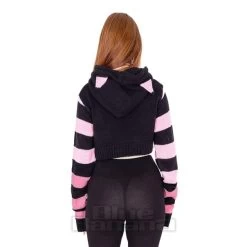 Cupcake Cult Cute Kitty Hoodie (Black/Pink) 12 Cupcake Cult Cute Kitty Hoodie (Black/Pink) -Unique Clothing&Accessories 5f57d16f950f62595fa0cceceb96 151869 a