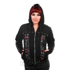 Banned Pixie Skull Hoodie (Black) 10 Banned Pixie Skull Hoodie (Black) -Unique Clothing&Accessories 61526 b v2