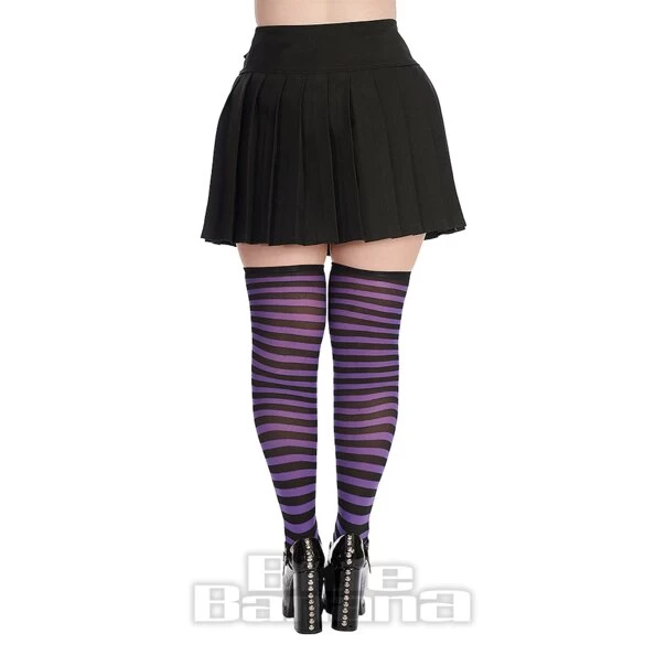 Banned Pleated Mini Skirt (Black) 5 Banned Pleated Mini Skirt (Black) - Image 3