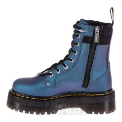Dr. Martens Dr Martens Jadon HDW II Pull Up Boots (Deep Blue) -Unique Clothing&Accessories 64f563458813afe88de6ea594b3f