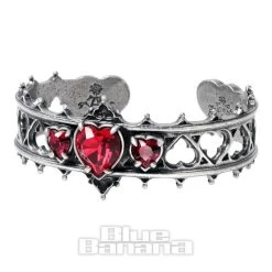 Alchemy Gothic Elizabethan Bangle -Unique Clothing&Accessories 68630 red c