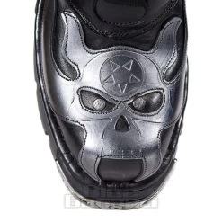 New Rock M.107-S2 Reactor Demon Flame Calf Boots (Black) -Unique Clothing&Accessories 6868e2d88c371d7c66cdeba9e5db 128446 m 107 s2 g