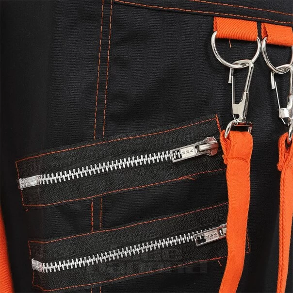 Banned Strap Trousers (Black/Orange) 6 Banned Strap Trousers (Black/Orange) - Image 4