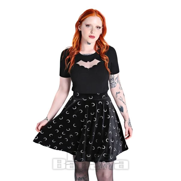 Hell Bunny Misty Moon Skirt (Black) 3 Hell Bunny Misty Moon Skirt (Black)