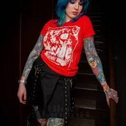 Official AC/DC Highway To Hell T-Shirt (Red) -Unique Clothing&Accessories 6bc00f30ef468a9e316c13d3b6de acdc highway to hell red 2