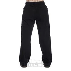 Banned Wide Leg Denim Trousers (Black) -Unique Clothing&Accessories 702d9cae34aa7a31b508e88b9142