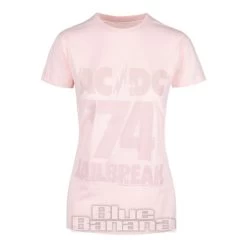 Offical AC/DC 74 Jailbreak T-Shirt (Pink)