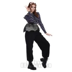 Banned Frances Stripe Jumper (Lilac/Black) -Unique Clothing&Accessories 7160900e0f1847b1317139cecdea