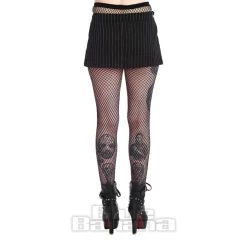 Banned Darina Pinstripe Skirt (Black) -Unique Clothing&Accessories 72e5e856bb8b117995d6471f839e