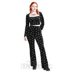 Hell Bunny Misty Moon Trousers (Black) 10 Hell Bunny Misty Moon Trousers (Black) -Unique Clothing&Accessories 75364b5e9c2b734e94a548888522 149659 b