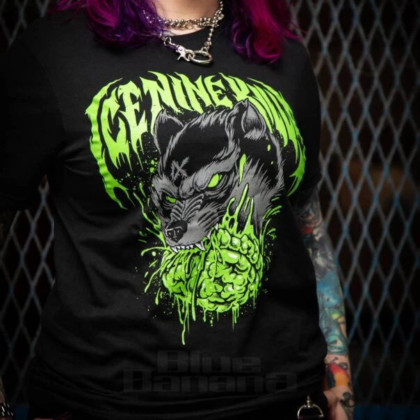 Official Ice Nine Kills Wolf T-Shirt (Black) 6 Official Ice Nine Kills Wolf T-Shirt (Black) - Image 4