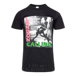 Official The Clash London Calling T Shirt (Black)