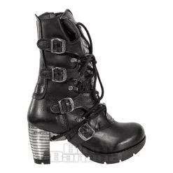 New Rock M.TR003-S1 Trail Heeled Boots (Black) -Unique Clothing&Accessories 77286 a v3
