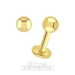 Blue Banana Plasma Gold 1.6mm Labret (Gold) -Unique Clothing&Accessories 7782b4433dccdcb4553995dfbe98