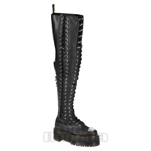 Dr. Martens Dr Martens 28-Eye XTRM Max Virginia Knee-High Platform Boots (Black) 3 Dr. Martens Dr Martens 28-Eye XTRM Max Virginia Knee-High Platform Boots (Black)