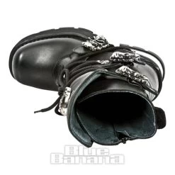 New Rock M.1044-S1 M8 Heeled Boots (Black) -Unique Clothing&Accessories 78970 m 1044 s1 f