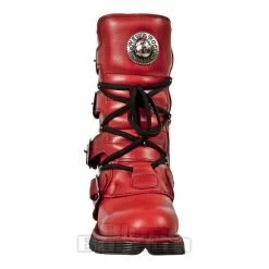 New Rock M.1473-S12 Comfort Light Calf Boots (Red) -Unique Clothing&Accessories 79080 m 1473 s12 b