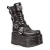 New Rock M.1473-S3 Space Platform Boots (Black) -Unique Clothing&Accessories 79098 m 1473 s3