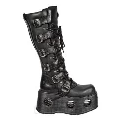 New Rock M.272-S2 Space Platform High Boots (Black) -Unique Clothing&Accessories 79802 m 272 s2 a