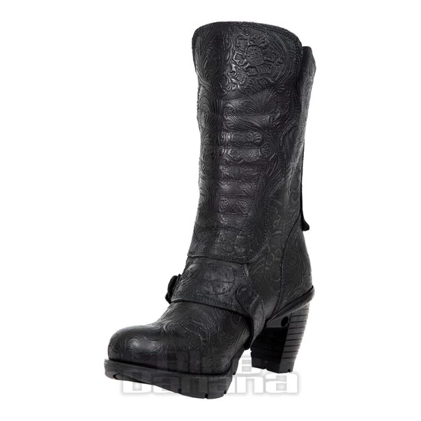 New Rock TR003X-S3 Trail Heeled Core Boot (Black) 6 New Rock TR003X-S3 Trail Heeled Core Boot (Black) - Image 4