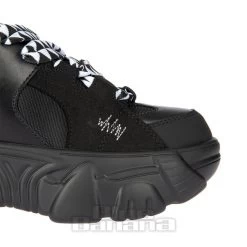 KOI FOOTWEAR Koi Ricta Flip Chunky Sole Trainers (Black/White) -Unique Clothing&Accessories 7cc148cd63bed14c05c91a8056e8