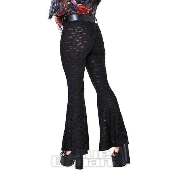 Jawbreaker Venom Flare Trousers (Black) 4 Jawbreaker Venom Flare Trousers (Black) - Image 2