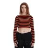Banned Frances Stripe Jumper (Orange/Black) 2 Banned Frances Stripe Jumper (Orange/Black) -Unique Clothing&Accessories 847dc99eada4bc94e0ee4bd86f98