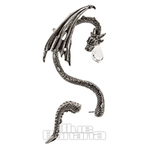 Alchemy Gothic Crystal Dragon Earring (Right) 4 Alchemy Gothic Crystal Dragon Earring (Right) - Image 2