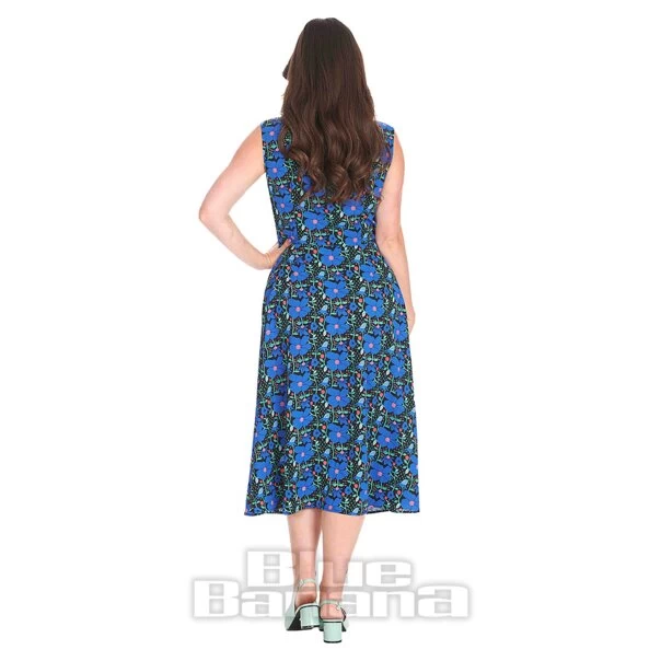 Banned Flower Power Dress (Blue) 4 Banned Flower Power Dress (Blue) - Image 2