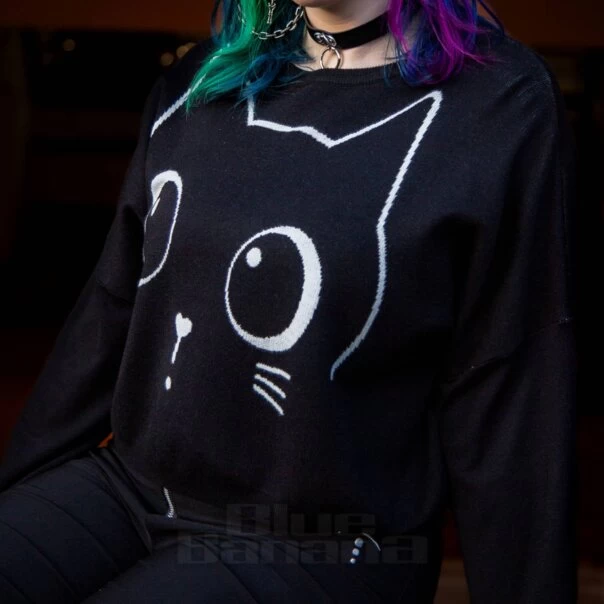 Banned Haru Jumper (Black) 5 Banned Haru Jumper (Black) - Image 3