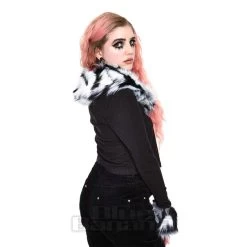 Jawbreaker Cropped Fur Trim Cardigan (Black) 8 Jawbreaker Cropped Fur Trim Cardigan (Black) -Unique Clothing&Accessories 8d3870d4a09e811e988224ea3278 150623 a