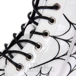 KOI FOOTWEAR Koi Web Trap Boots (White) -Unique Clothing&Accessories 8de1e64c045975e9aab71e7f5e7c