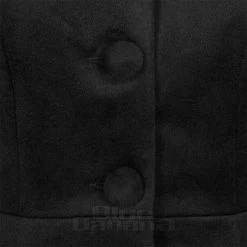 Bleeding Heart Lace Trim Coat (Black) -Unique Clothing&Accessories 8df4accf2e22d9cebb58929288da