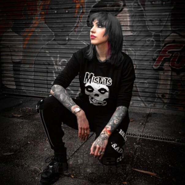 Official Misfits Logo Crew Neck Sweatshirt (Black) 5 Official Misfits Logo Crew Neck Sweatshirt (Black) - Image 3