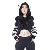 Cupcake Cult Cute Kitty Hoodie (Black/White) -Unique Clothing&Accessories 90ea27ec2ce579a8ce3ef4e5f8e1 151864