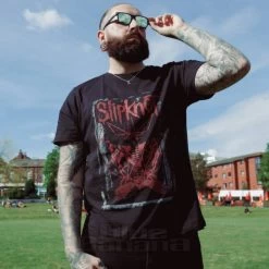 Official Slipknot Dead Effect T Shirt (Black) -Unique Clothing&Accessories 919bd60b7e82e430f55640ec5321