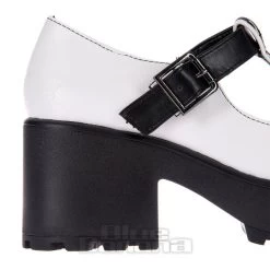 KOI FOOTWEAR Koi Dead Or Alive Shoes (White/Black) -Unique Clothing&Accessories 940848c232b54cf844915104affa