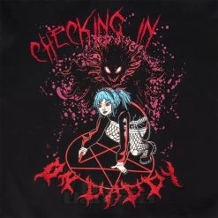 Jawbreaker Checking In Hoodie (Black/Red) -Unique Clothing&Accessories 9bbffc6eb7fc10fad5f2637bacb3 150662 b